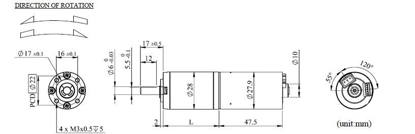 Dimensões de Aparência PK28VAL