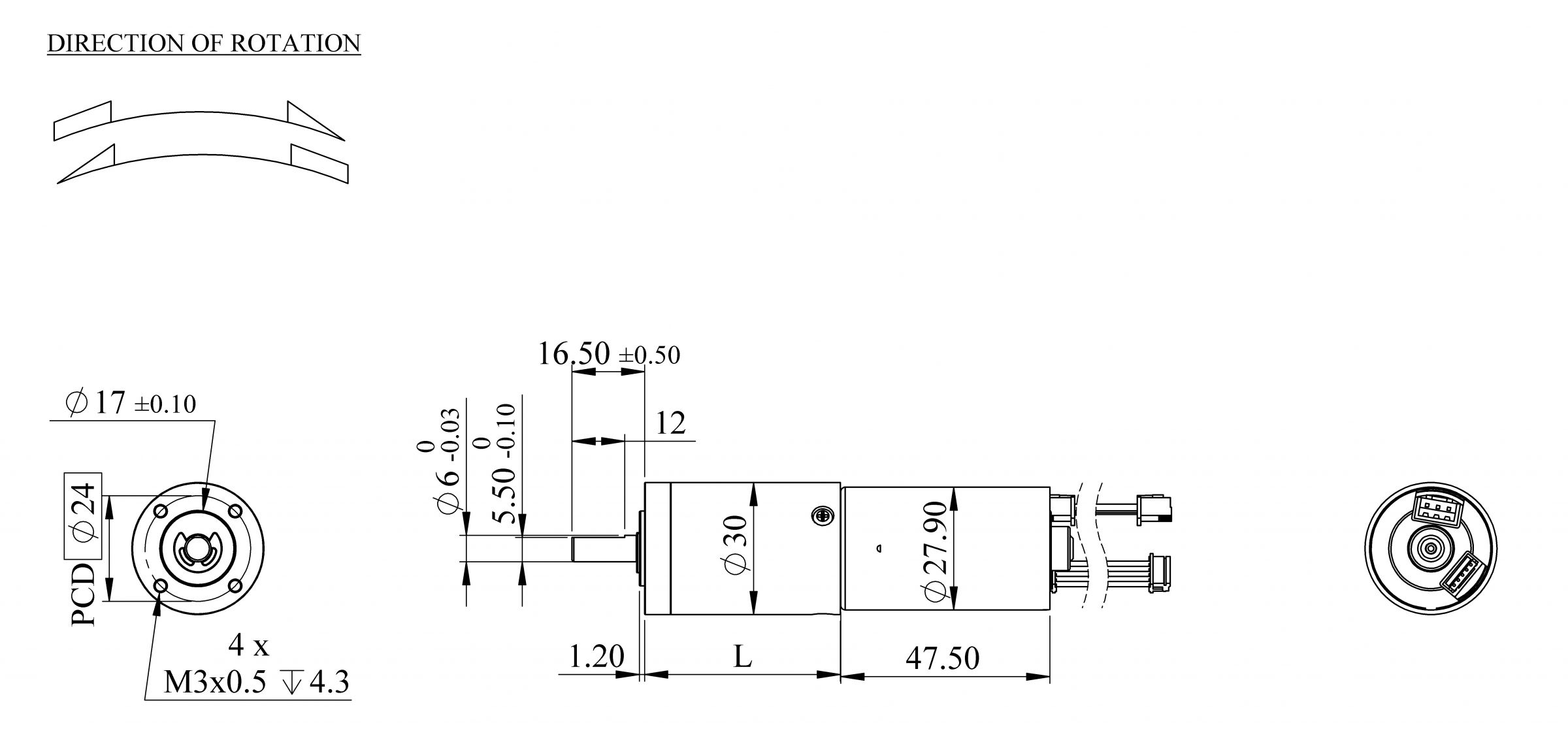 Διαστάσεις Εμφάνισης PK30VAN