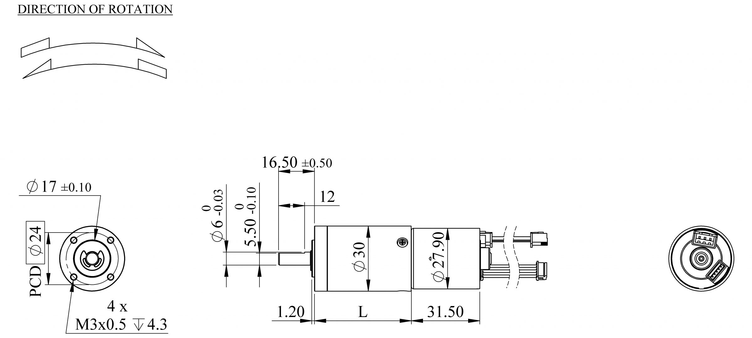 Διαστάσεις Εμφάνισης PK30VAS