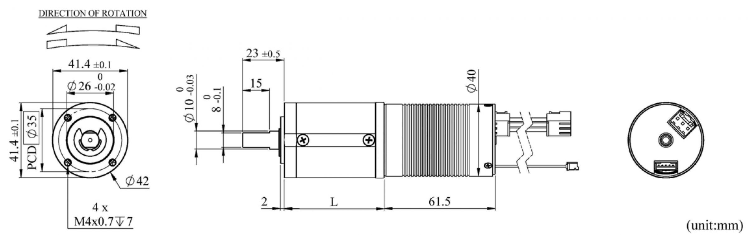 PK42VDL Erscheinungsdimensionen